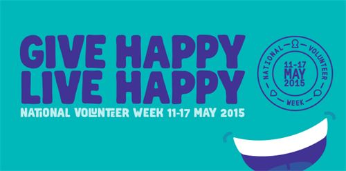Volunteer Week - Give Happy Live Happy